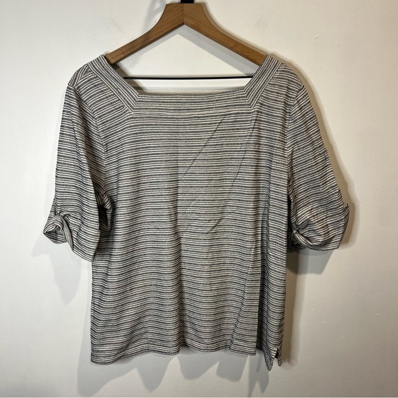 Women’s | Talbots Box Collar Striped Shirt | XL - Picture 5 of 8